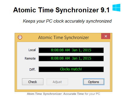 Atomic Time Sync