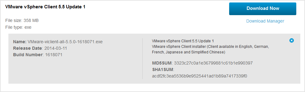 VMware vSphere Client 5.5.0-1618071 EXE (2014) crack